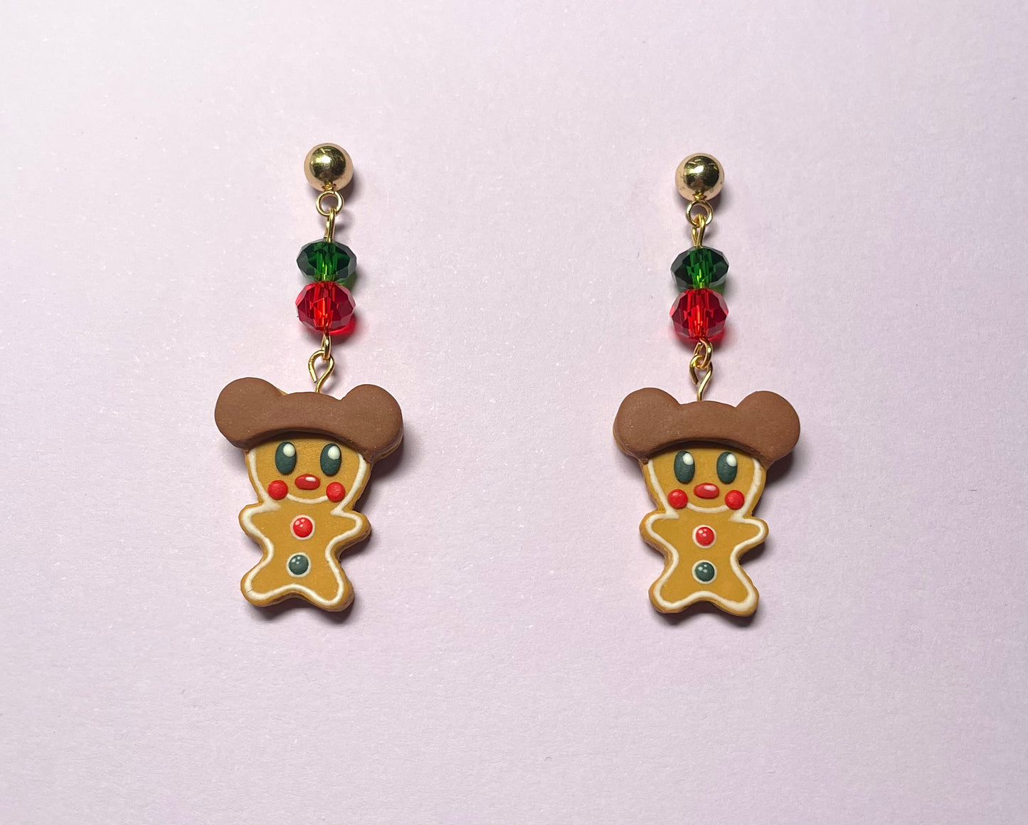 Gingerbread Mice Earrings