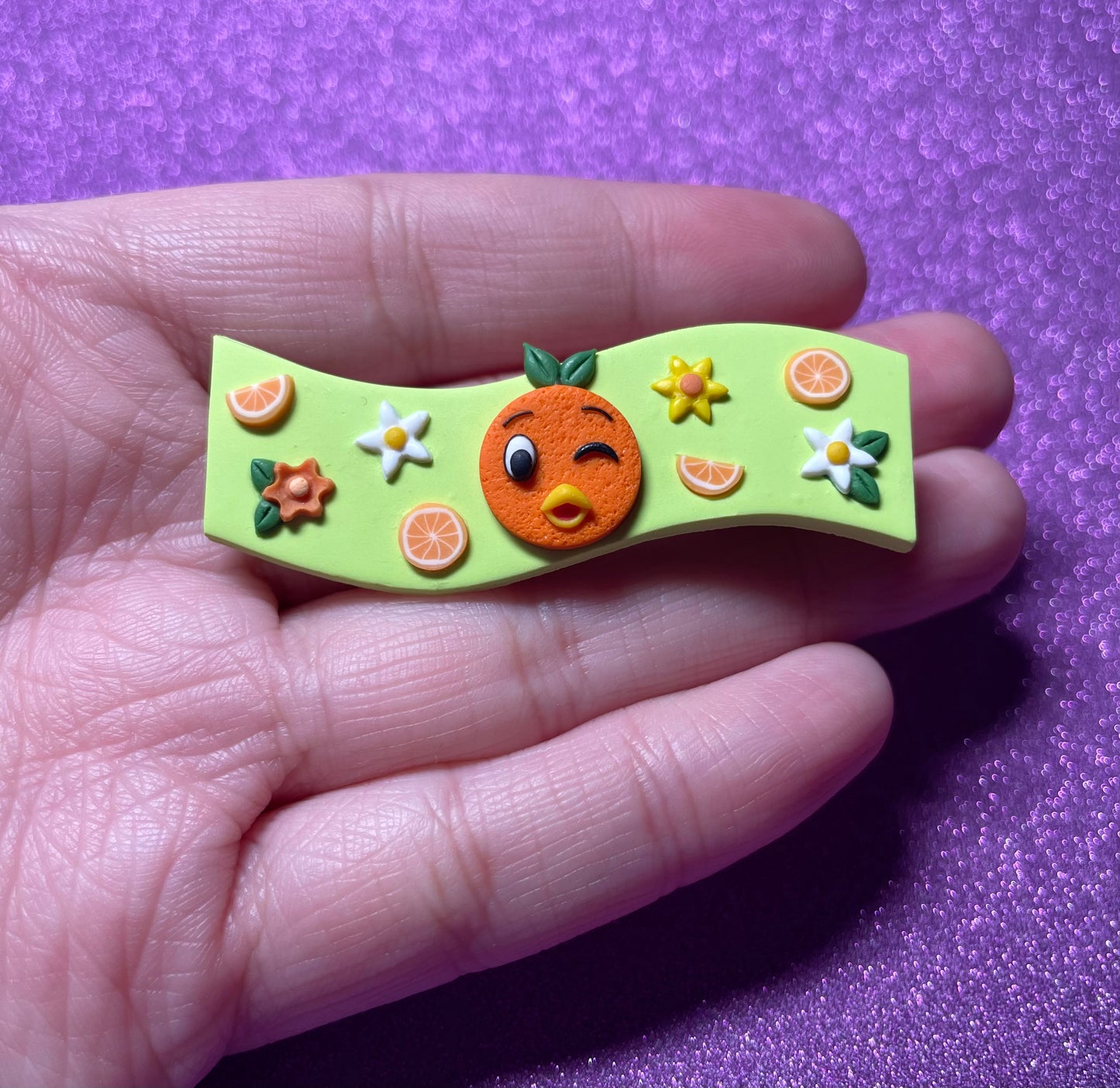 Orange You Cute Barrette