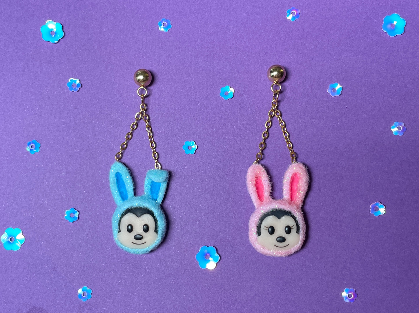 Fuzzy Bunny Earrings