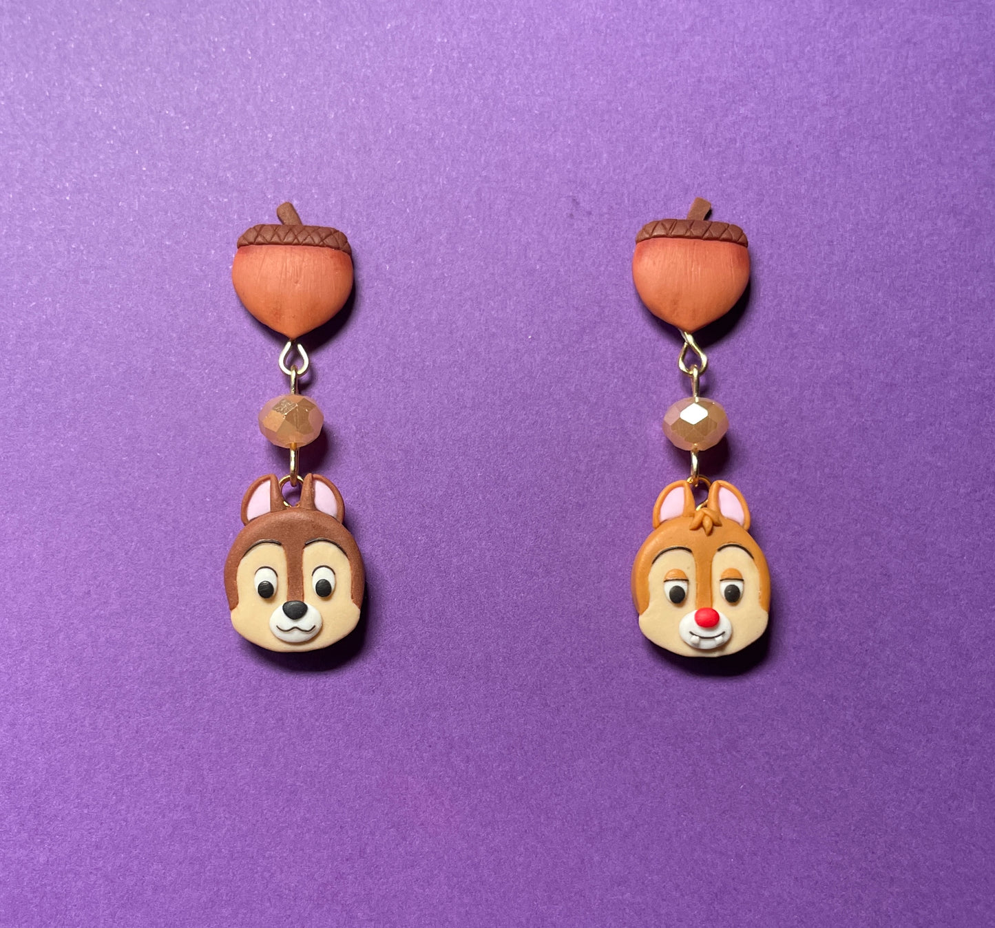 Nutty Chipmunk Earrings