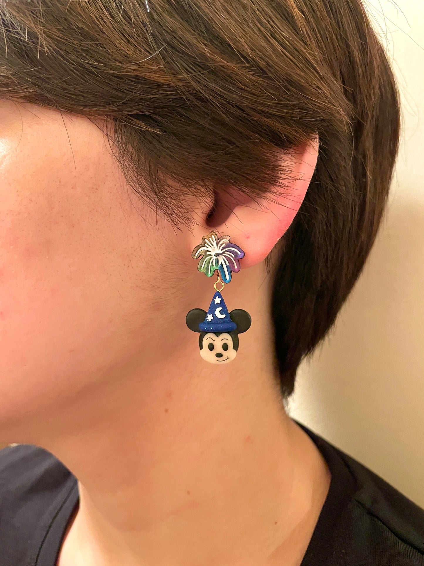 Sorcerer Mouse Earrings