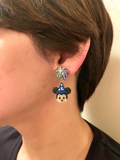 Sorcerer Mouse Earrings
