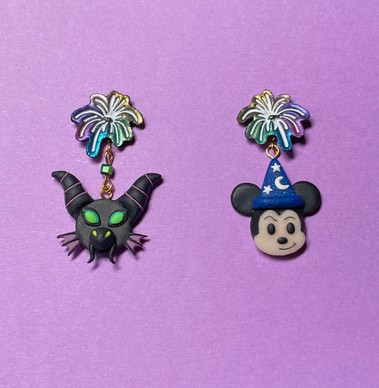 Sorcerer Mouse Earrings