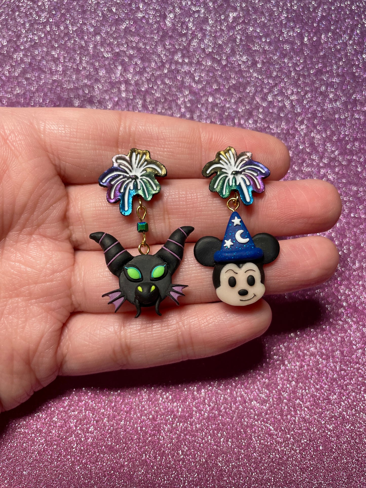 Sorcerer Mouse Earrings