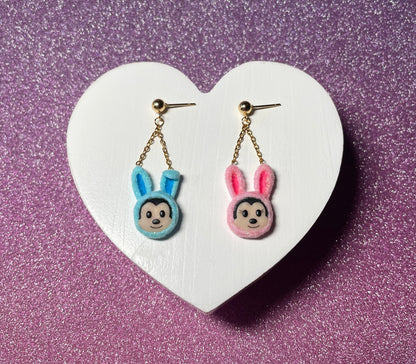 Fuzzy Bunny Earrings