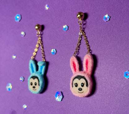 Fuzzy Bunny Earrings