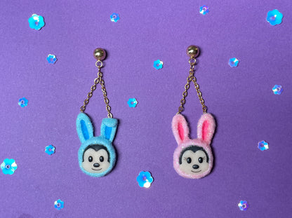 Fuzzy Bunny Earrings