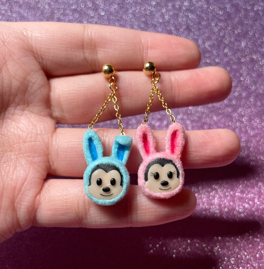Fuzzy Bunny Earrings