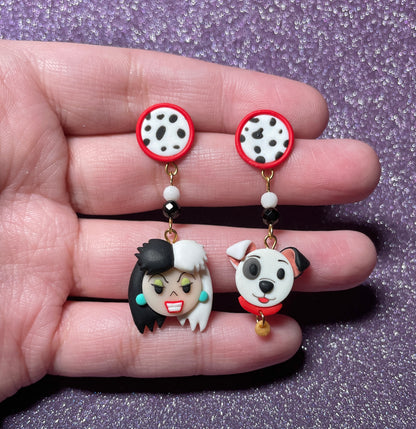 Evil Devil Woman Earrings