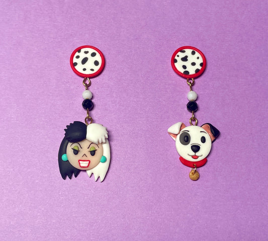 Evil Devil Woman Earrings
