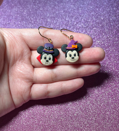 Halloween Party Mouse Earrings