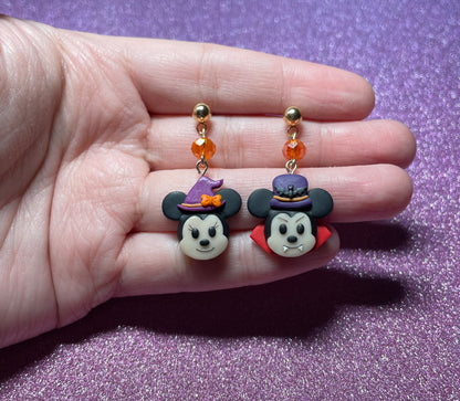 Halloween Party Mouse Earrings