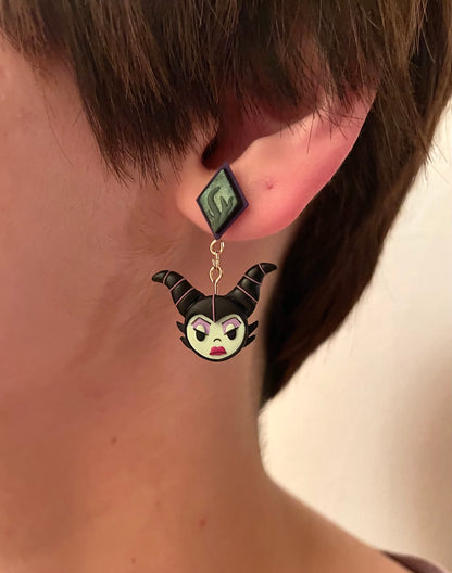 Evil Dragon Earrings