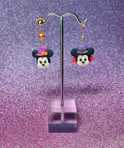 Halloween Party Mouse Earrings