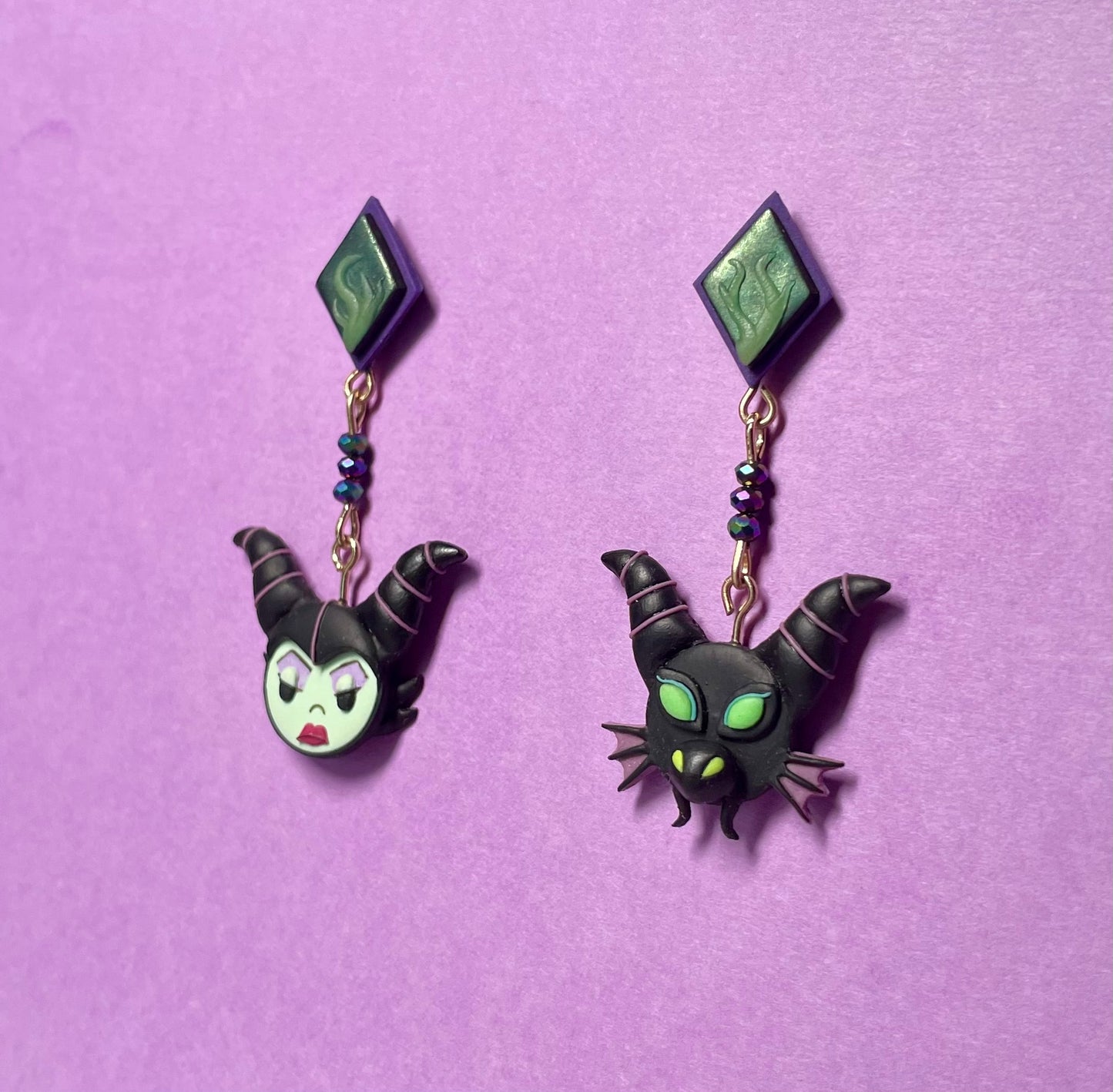 Evil Dragon Earrings